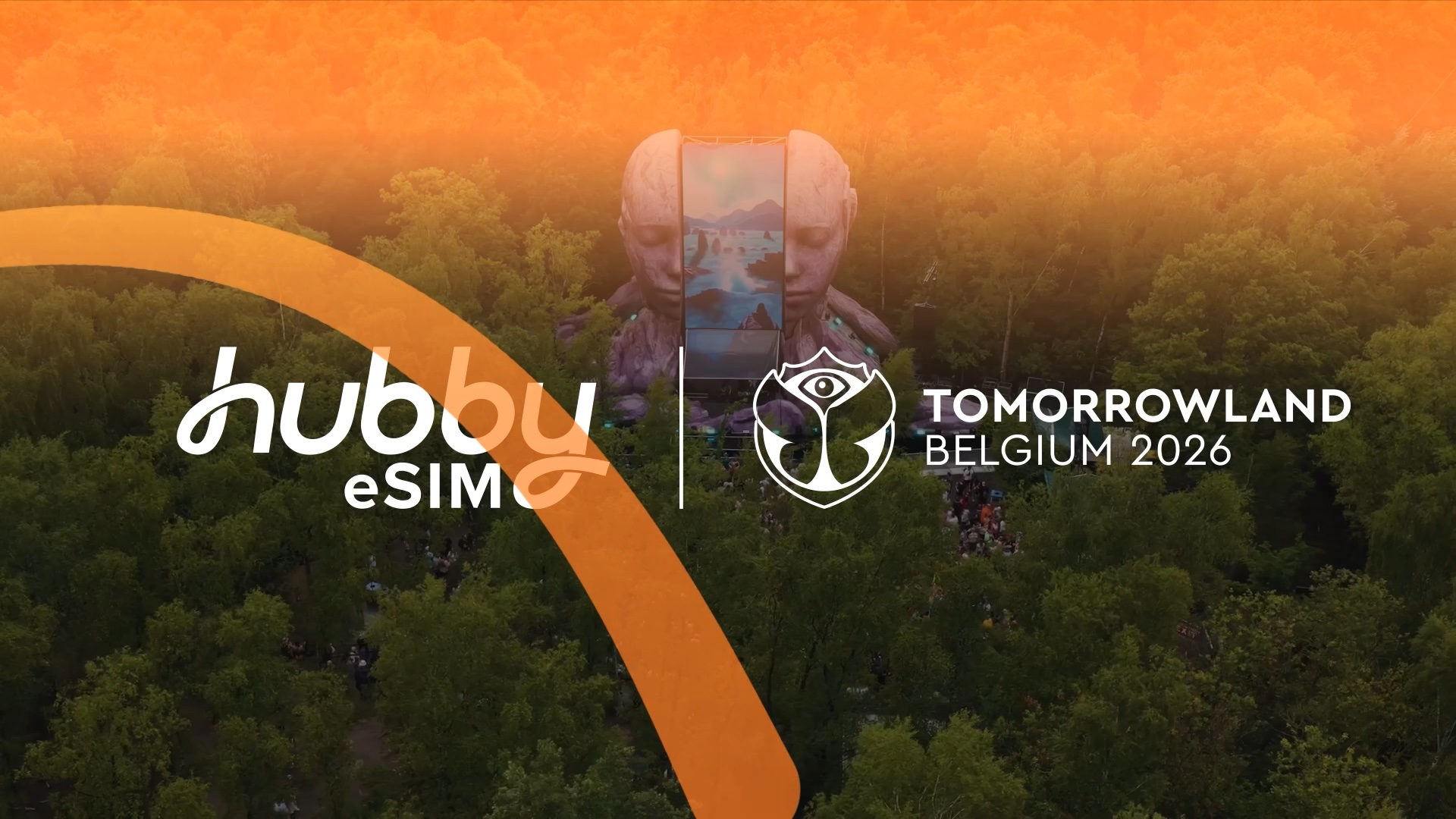 HUBBY eSIM x TOMORROWLAND preview frame